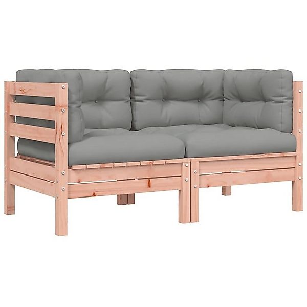 vidaXL Sofaelement Garten-Ecksofa mit Kissen 2 Stk. Massivholz Douglasie (1 günstig online kaufen