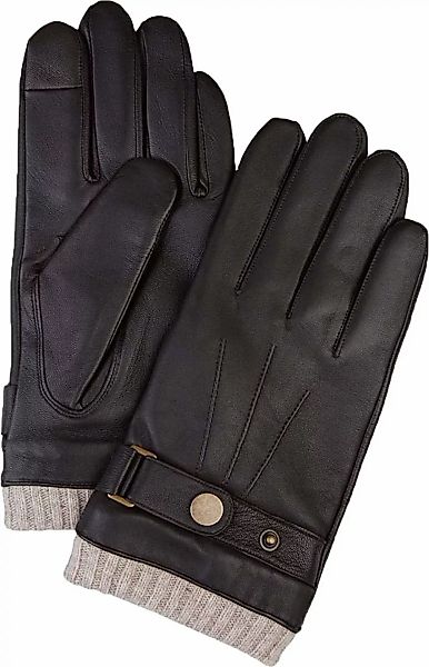 Profuomo Handschuhe Wolle Braun Leder - Größe 9.5 günstig online kaufen
