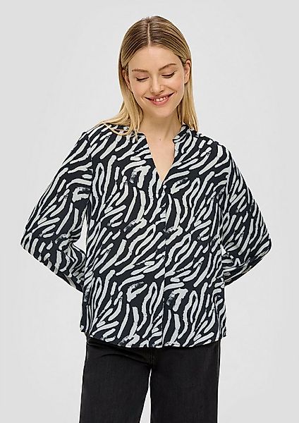 s.Oliver Langarmbluse Bluse Tunika aus Viskose günstig online kaufen