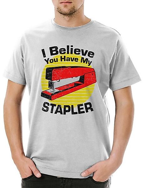 Urban Backwoods Print-Shirt You Have My Stapler Herren T-Shirt Geek Nerd Of günstig online kaufen