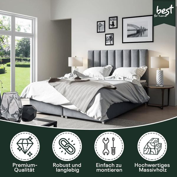 Best for Home Boxspringbett mit Bettkasten günstig online kaufen