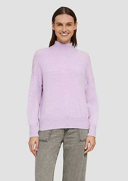 s.Oliver Strickpullover, mit Stehkragen günstig online kaufen