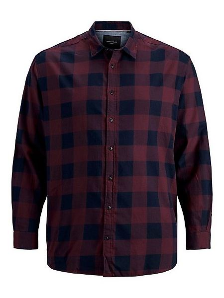 Jack & Jones Herren Freizeit Hemd JJEGINGHAM Comfort Fit Plussize günstig online kaufen