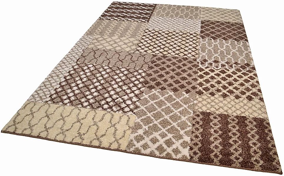 TOM TAILOR HOME Teppich "PATTERN PATCH" rechteckig 12 mm Höhe Exklusiv bei günstig online kaufen