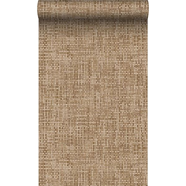 Origin Wallcoverings Tapete Leinen-Optik Beigebraun 50 x 900 cm günstig online kaufen