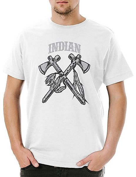 Urban Backwoods Print-Shirt Urban Backwoods Indian Tomahawks Herren T-Shirt günstig online kaufen