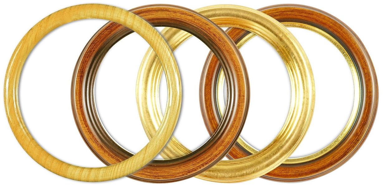 Bilderrahmen Neumann Einzelrahmen Rundrahmen, Massivholz, mit günstig online kaufen