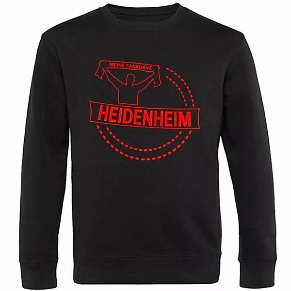multifanshop Sweatshirt Heidenheim - Meine Fankurve - Pullover günstig online kaufen
