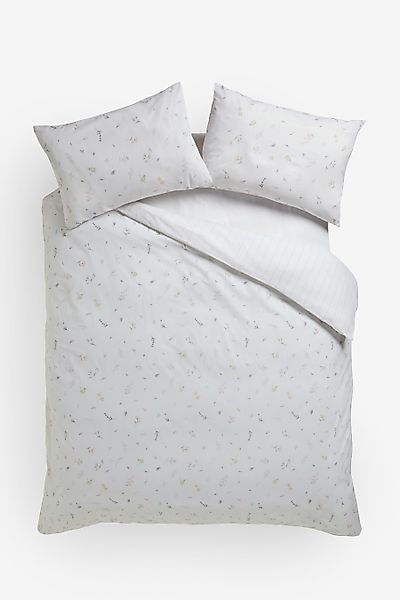 Next Bett-Set Wendebare Scandi Schmetterling Baumwollbettwäsche, günstig online kaufen