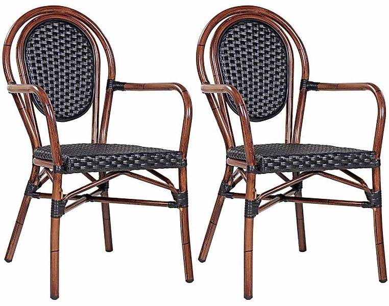 pemora Gartenstuhl Bistrostuhl Terrassenstuhl Outdoor-Stuhl 2-er günstig online kaufen