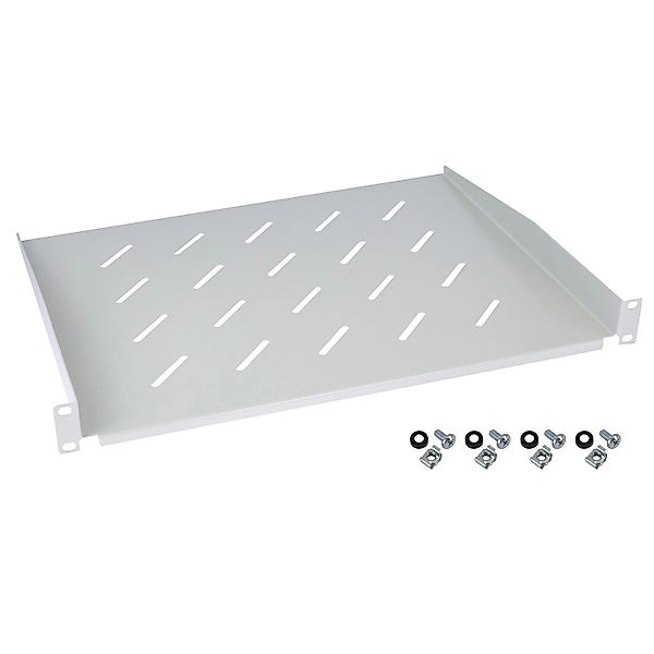 HMF 65499 Fachboden für Serverschrank  19 Zoll  1 HE  350mm Lichtgrau günstig online kaufen