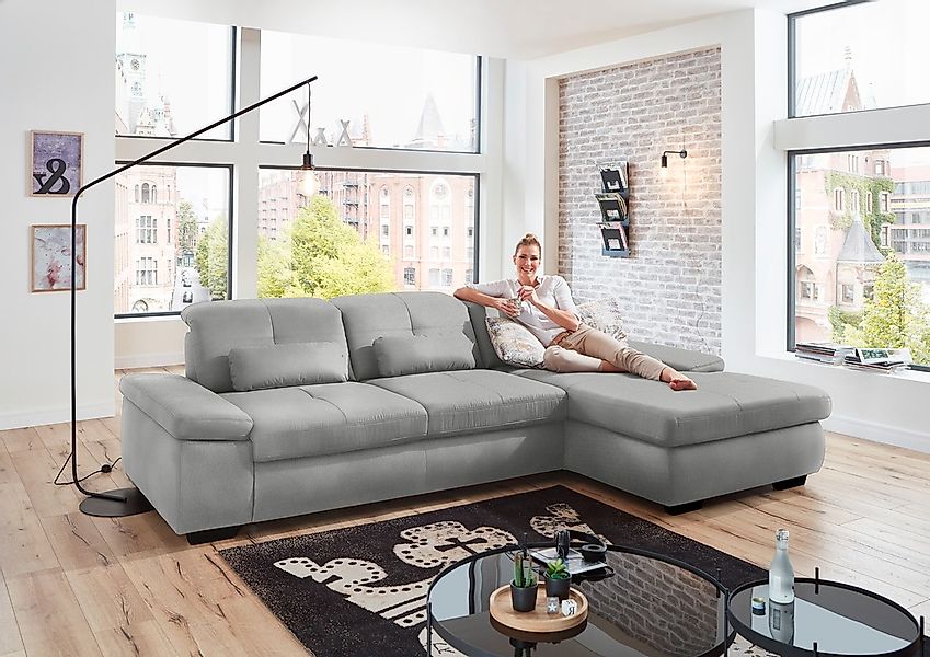 Die PlanBar Ecksofa "MP-IN16012 L-Form, mit Kaltschum-Polsterung" inkl. Sit günstig online kaufen