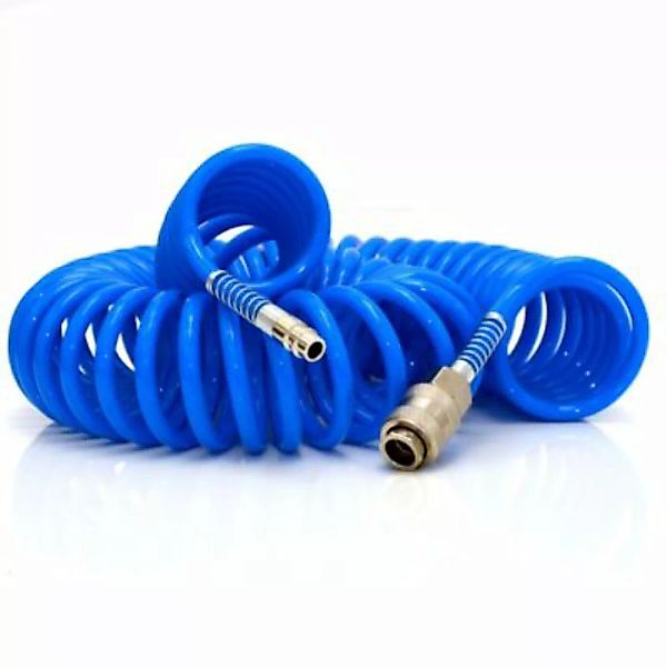 eyepower Druckluftschlauch Spiral blau 10m günstig online kaufen