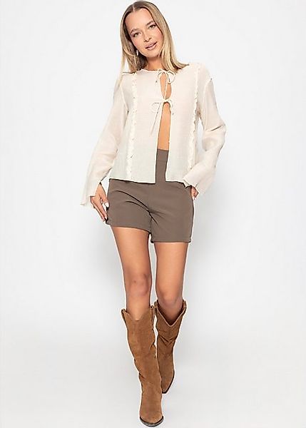 SASSYCLASSY Langarmbluse Feminine Bluse Damen mit günstig online kaufen