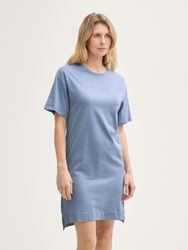 TOM TAILOR Nachthemd "Charlotte" mit Logo, Kurzarm, Rundhalsausschnitt, hau günstig online kaufen