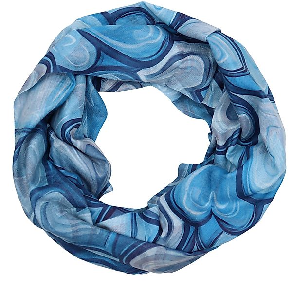 MIRROSI Loop Damen Schal mit Herzen-Muster günstig online kaufen