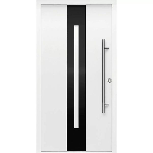 Splendoor Haustür ThermoSpace Prime Dublin Weiß 210 cm x 110 cm Anschlag R günstig online kaufen