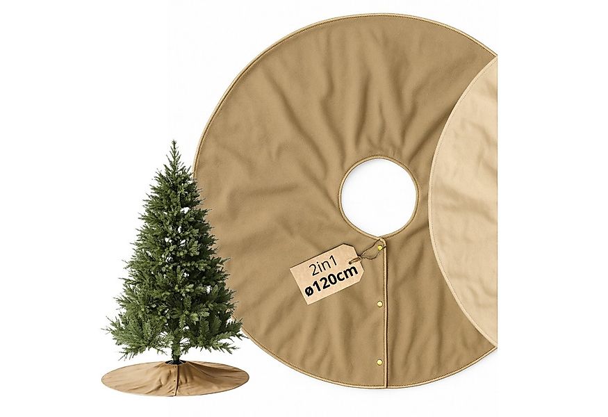 LIVLIG Weihnachtsbaumdecke Weihnachtsbaumteppich, Baumteppich, Christbaumst günstig online kaufen