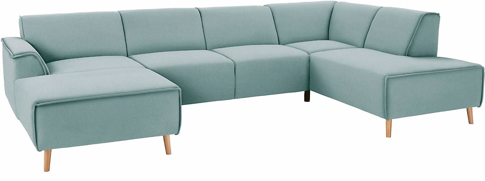 Home affaire Wohnlandschaft "Janek Scandic Design, elegant und zeitlos U-Fo günstig online kaufen