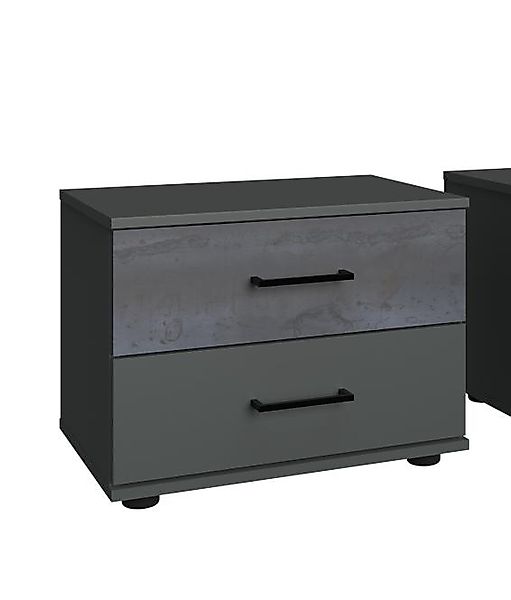 Nachtschrank KOPENHAGEN von Wimex schwarz günstig online kaufen