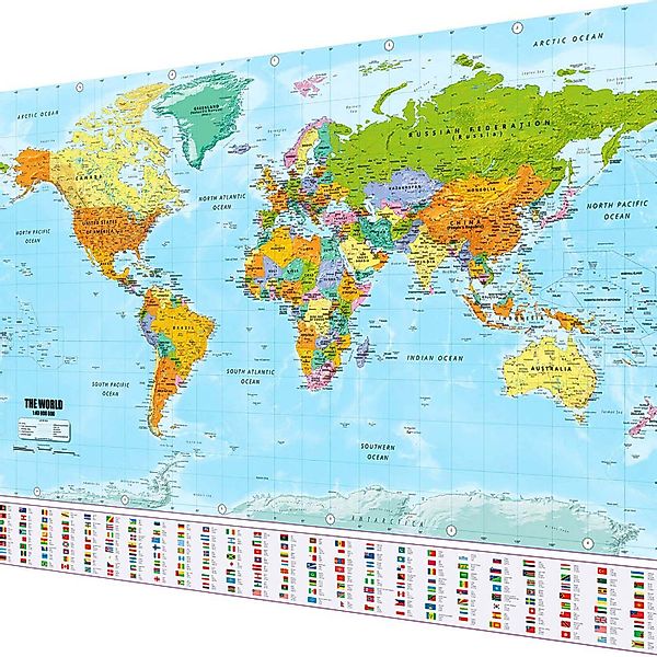 Goods+Gadgets Poster XXL Weltkarte, Politisch (mit günstig online kaufen