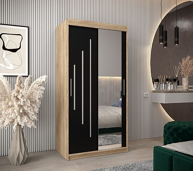 MOEBLO Schiebetürenschrank MALTESE 2 (mit Spiegel, günstig online kaufen