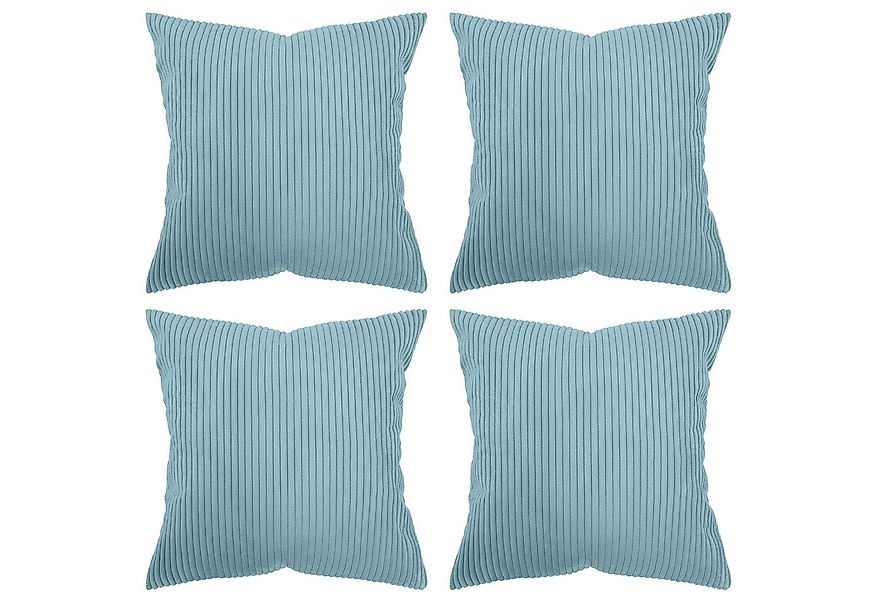 Amilian Kissenhüllen - 4er Set Kissenbezug - Zierkissenbezüge - Kissenbezüg günstig online kaufen