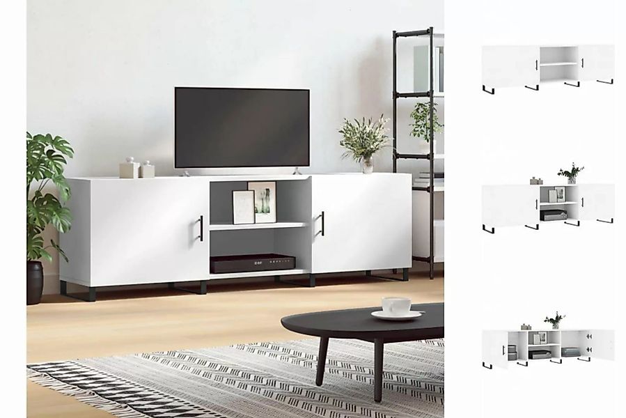 vidaXL TV-Schrank TV-Schrank Weiß 150x30x50 cm Holzwerkstoff günstig online kaufen