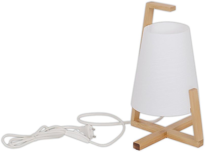 näve Tischleuchte Shoji, ohne Leuchtmittel, excl.E14 max. 40W,Material: Bam günstig online kaufen