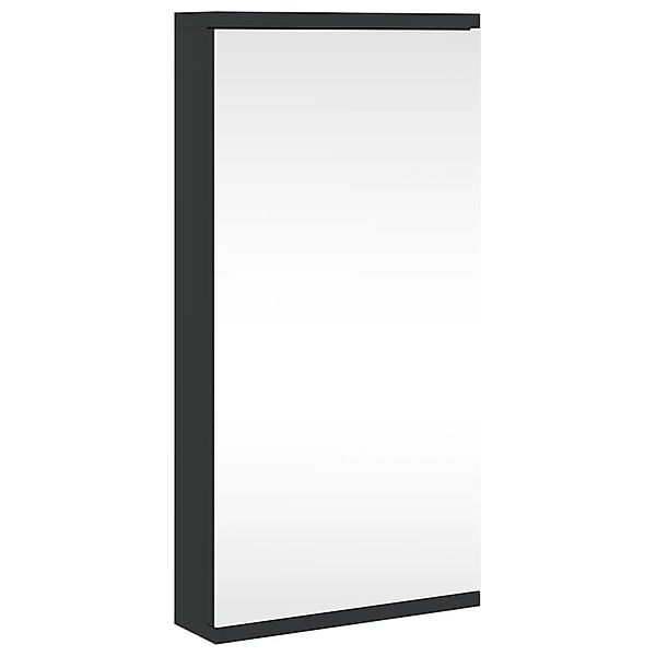 vidaXL Badezimmerspiegelschrank Eck-Spiegelschrank Schwarz 30x24x60 cm günstig online kaufen