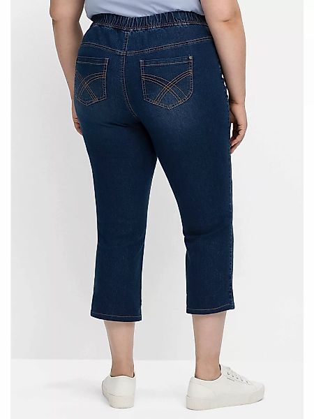 Sheego Schlupfjeans "Große Größen", aus elastischem Denim günstig online kaufen