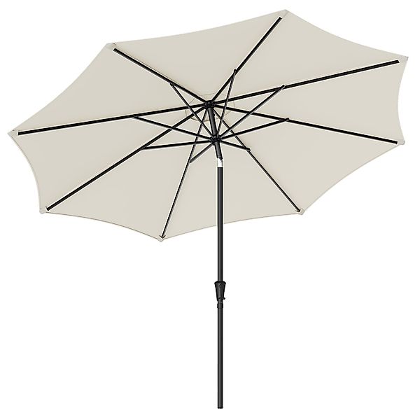 SONGMICS Sonnenschirm, UPF 50+, mit Kurbel, günstig online kaufen
