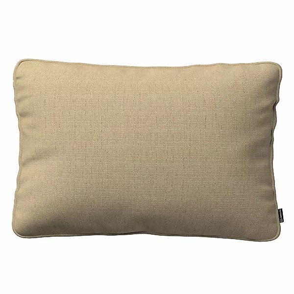 Kissenhülle Gabi mit Paspel 60x40cm, dunkelbeige, 60 x 40 cm, Living II (16 günstig online kaufen