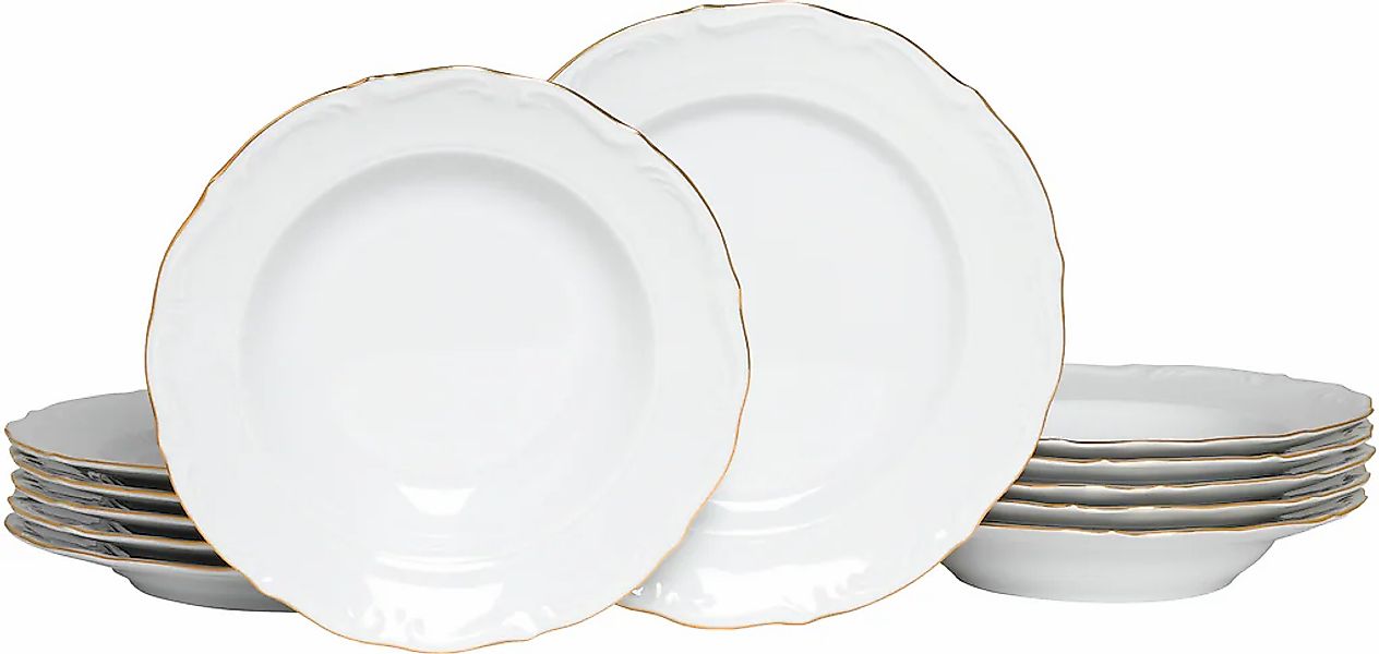 CreaTable Tafelservice "Maria Theresia, Tafel-Service 12-tlg" Traditionelle günstig online kaufen