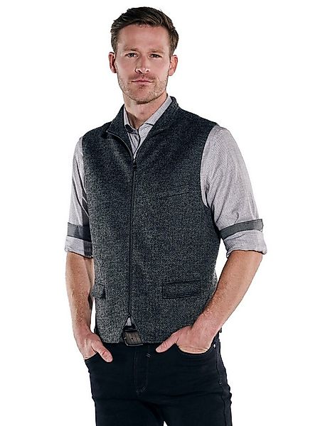 Engbers Anzugweste engbers Herren Sakkoweste mit Zipper, Anthrazit günstig online kaufen