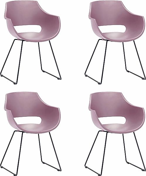 MCA furniture Schalenstuhl "Rockville" (Set) 4 Stk. 4er-Set, Kufe, Kunststo günstig online kaufen