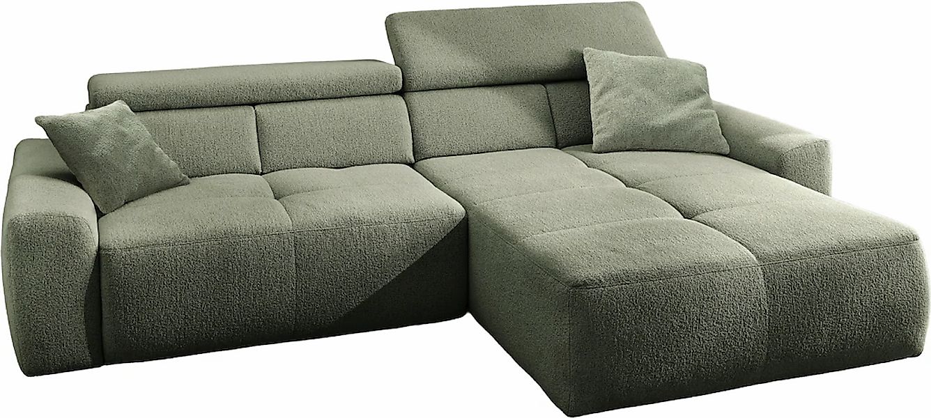 Jockenhöfer Gruppe Ecksofa "Unos L-Form, B: 299 cm, mit 60 cm elektr. Sitzt günstig online kaufen