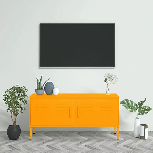 vidaXL TV-Schrank TV-Schrank Senfgelb 105x35x50 cm günstig online kaufen