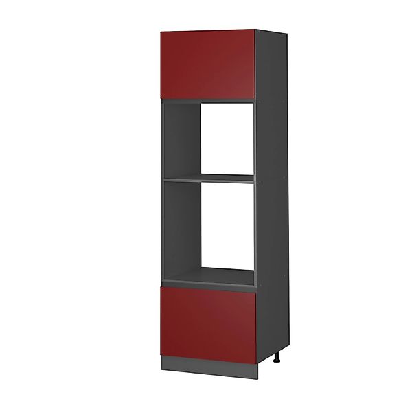 Vicco Mikrowellenschrank R-Line Küchenregal für die Mikrowelle Rot/Anthrazi günstig online kaufen