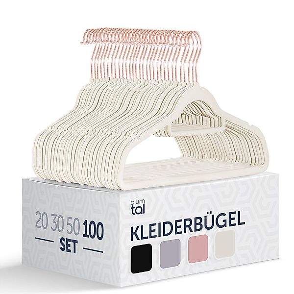 Blumtal Kleiderbügel Rutschfest - Samtoptik - günstig online kaufen