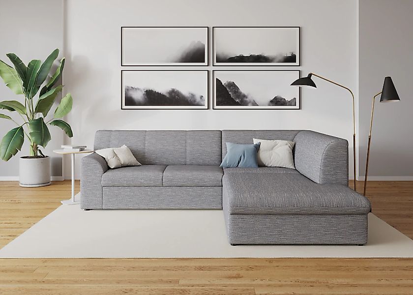 DOMO collection Ecksofa "Topper zeitlos elegant, kompakte Stellmaße, OTTOs günstig online kaufen