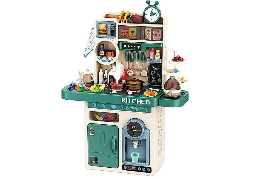 Coemo Spielküche TONY Kunststoff, Türkis Kinderküche Herd mit glühendem Lic günstig online kaufen