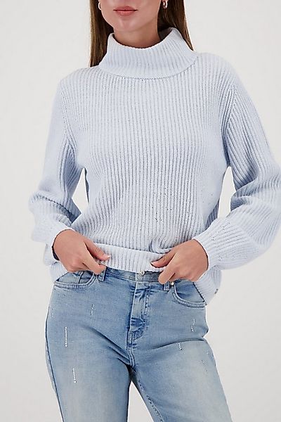 Monari Rollkragenpullover Pullover Lurex + Schmuck Regular fit mit Rollkrag günstig online kaufen