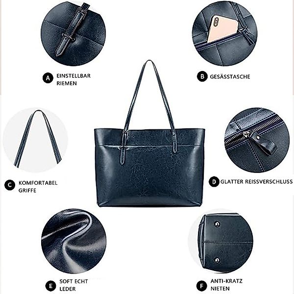 HAUSS SPOLE Handtasche Vintage Umhängetasche aus günstig online kaufen