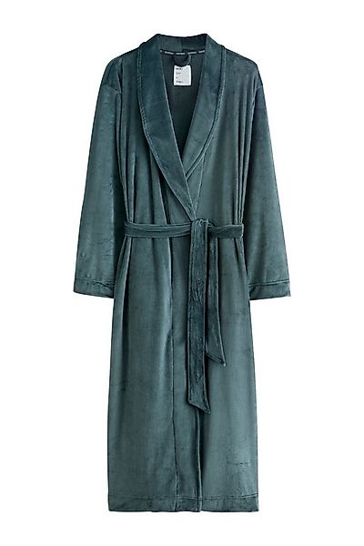 Next Damenbademantel Langer Morgenmantel mit Kordel, Polyester (recycelt), günstig online kaufen
