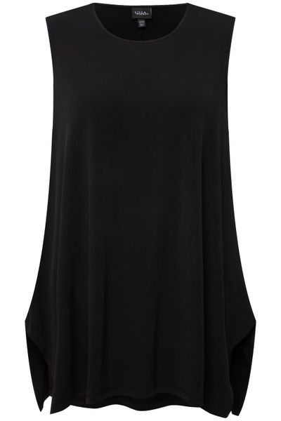 Ulla Popken Longtop Jerseytop Zipfelsaum A-Linie günstig online kaufen