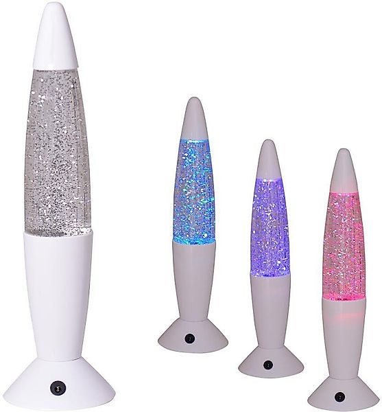 näve LED Tischleuchte GLITTER, Farbwechsel, LED fest integriert, Material: günstig online kaufen