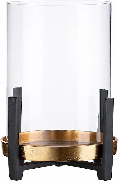 GILDE Windlicht »Nuro«, (1 St.), aus Aluminium, mit Glaseinsatz günstig online kaufen