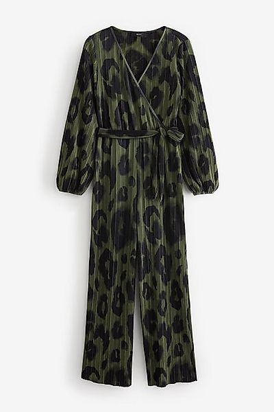 Next Jumpsuit Plissierter Langarm-Jumpsuit – Kurzgröße günstig online kaufen