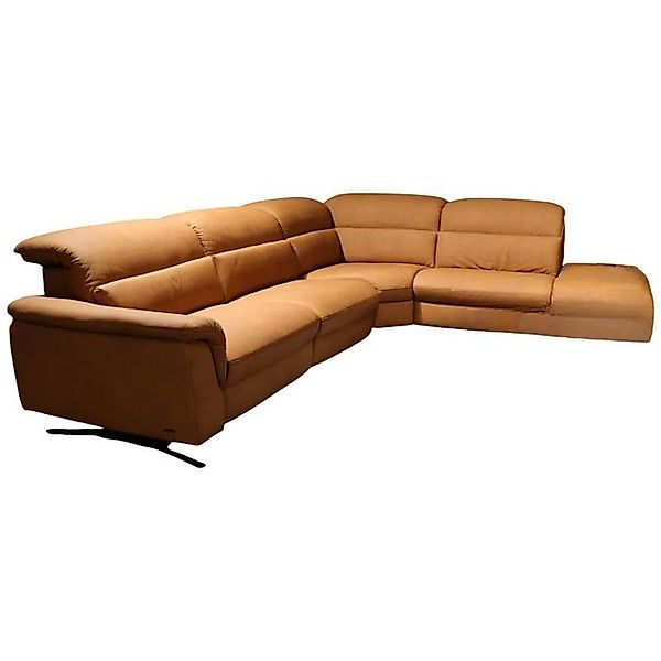 himolla Ecksofa Ecksofa Spektral 1352 Leder 27 Leonessa Almond Braun Kufe günstig online kaufen